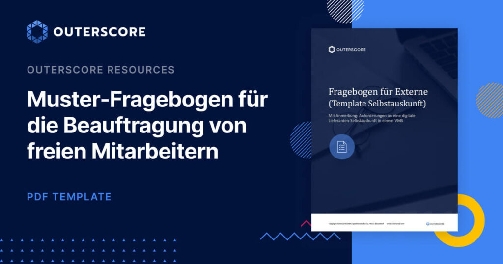 Selfdisclosure template for independent contractors (German) Outerscore